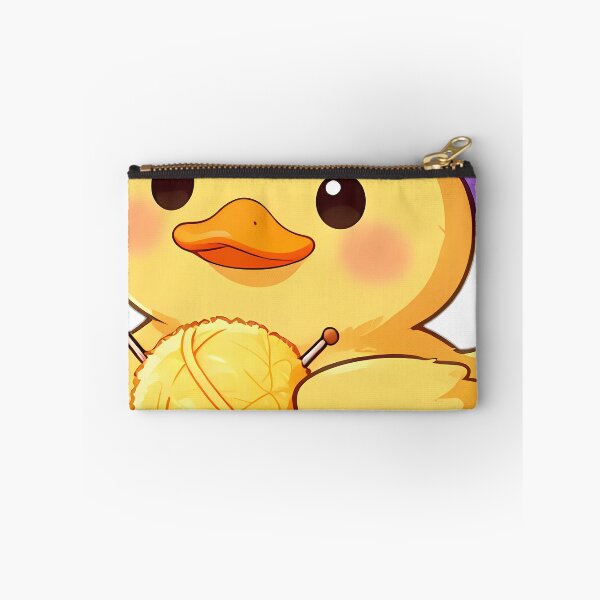 Item preview, Cute Duckling with Sunny Yellow Merino Wool Ball designed and sold by pumsquare.