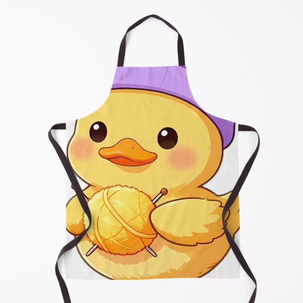 Item preview, Cute Duckling with Sunny Yellow Merino Wool Ball designed and sold by pumsquare.