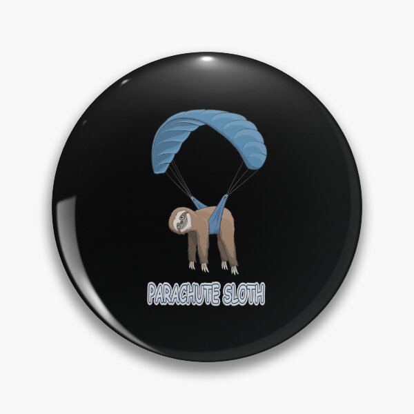 Item preview, Sloth Skydiving Parachute Flying Mammal designed and sold by TROYESCAMI.