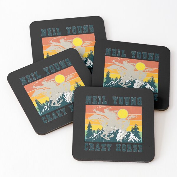Item preview, Neil Young Crazy Horse Retro Mountain Sunset  designed and sold by Paeberger.