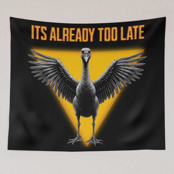 Item preview,  Its Already Too Late Ominous Winged Bird Design designed and sold by FaeryNuff.