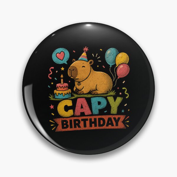 Item preview, Capy Birthday Capybara Lover Birthday Celebration designed and sold by RetroMini2026.