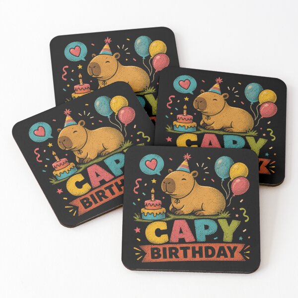 Item preview, Capy Birthday Capybara Lover Birthday Celebration designed and sold by RetroMini2026.