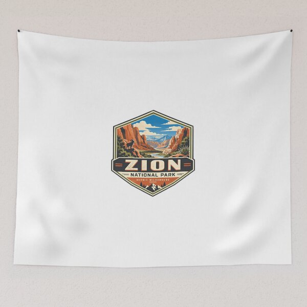 Item preview, Zion National Park Scenic Wilderness Outdoors Hiker Traveler designed and sold by Simsimah26Parks.