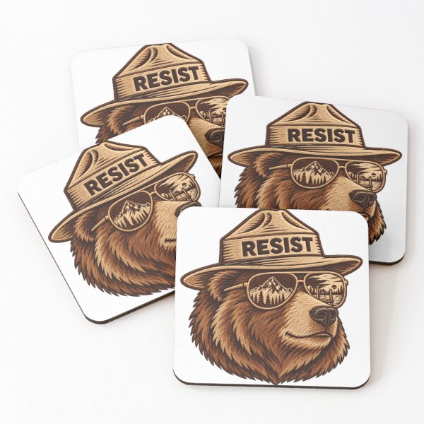 Item preview, Resist Bear Environmental Activism Nature Conservation designed and sold by HumansStuck12.
