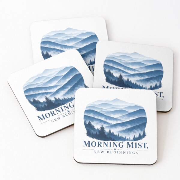 Item preview, Great Smoky Mountains Morning Mist – New Beginnings – Blue Ridge Landscape Art – Tennessee Souvenir Tee designed and sold by bobscraze.