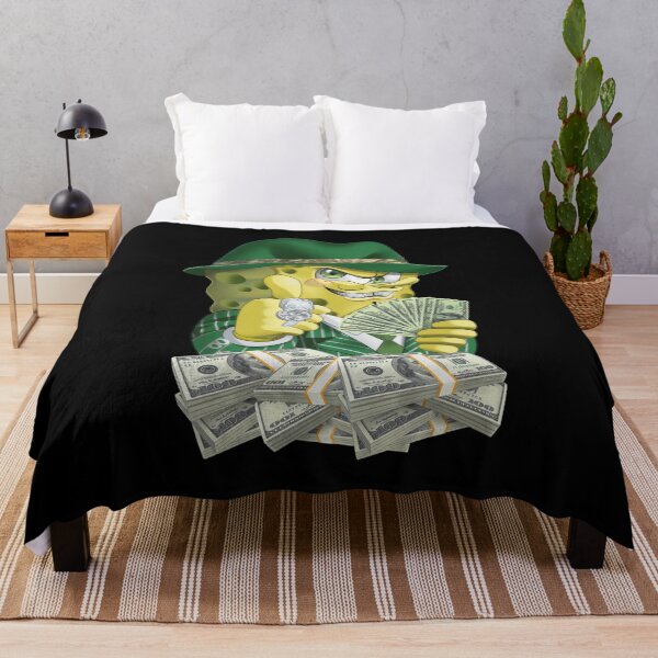 Item preview, Sponge Money Boss Green Suit Cartoon Character designed and sold by TROYESCAMI.
