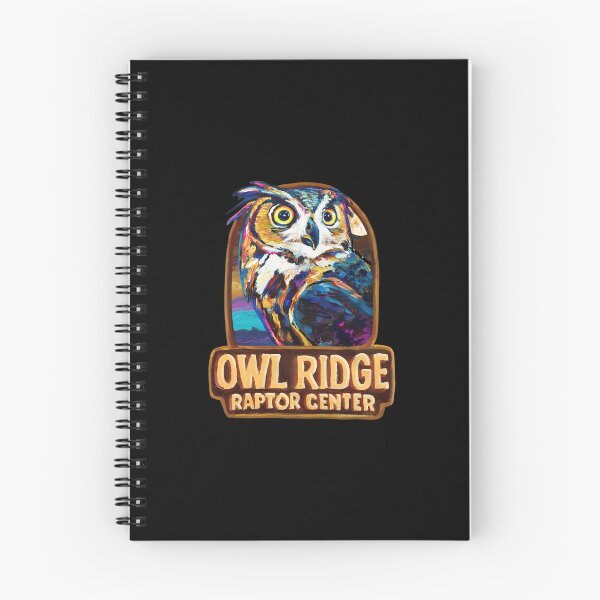 Item preview, Vibrant Owl Portrait Emblem Raptor Center Art designed and sold by TROYESCAMI.