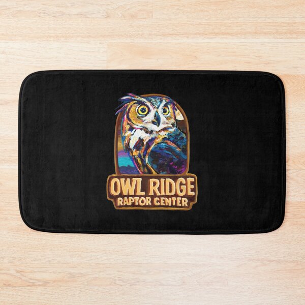Item preview, Vibrant Owl Portrait Emblem Raptor Center Art designed and sold by TROYESCAMI.