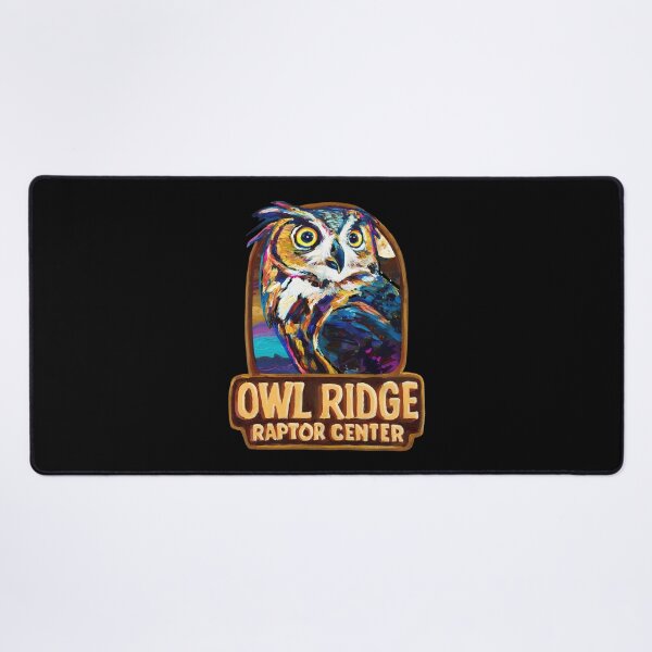 Item preview, Vibrant Owl Portrait Emblem Raptor Center Art designed and sold by TROYESCAMI.