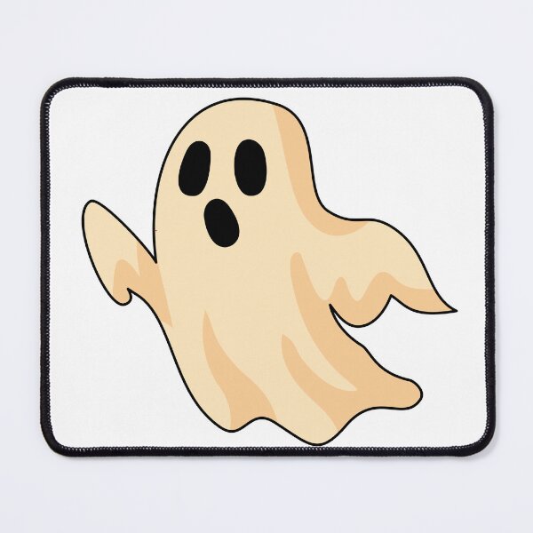 Item preview, Cute friendly Halloween ghost vector cartoon character illustration designed and sold by PowerAntShop.