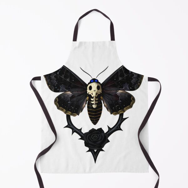 Item preview, Gothic Deaths Head Hawkmoth Thorn Chevron designed and sold by IllumeInk.