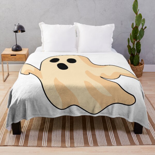 Item preview, Cute friendly Halloween ghost vector cartoon character illustration designed and sold by PowerAntShop.