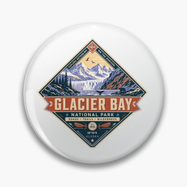 Item preview, Glacier Bay National Park Alaska Travel Explorer Wilderness Roads Trails Adventure designed and sold by Simsimah26Parks.