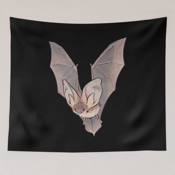 Item preview, Detailed Watercolor Style Flying Mammal Art designed and sold by TROYESCAMI.
