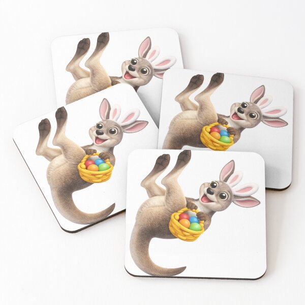 Item preview, Western Grey Kangaroo Easter Bunny designed and sold by Sillytoe.