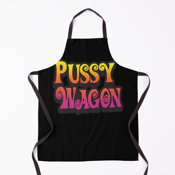 Aperçu de l'œuvre Pussy Wagon Yellow Orange Pink Font créée et vendue par DonaAllard.