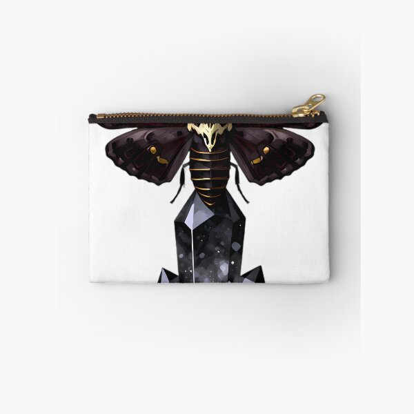 Item preview, Gothic Deaths Head Hawkmoth Smoky Quartz designed and sold by IllumeInk.