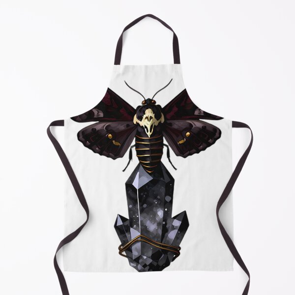 Item preview, Gothic Deaths Head Hawkmoth Smoky Quartz designed and sold by IllumeInk.