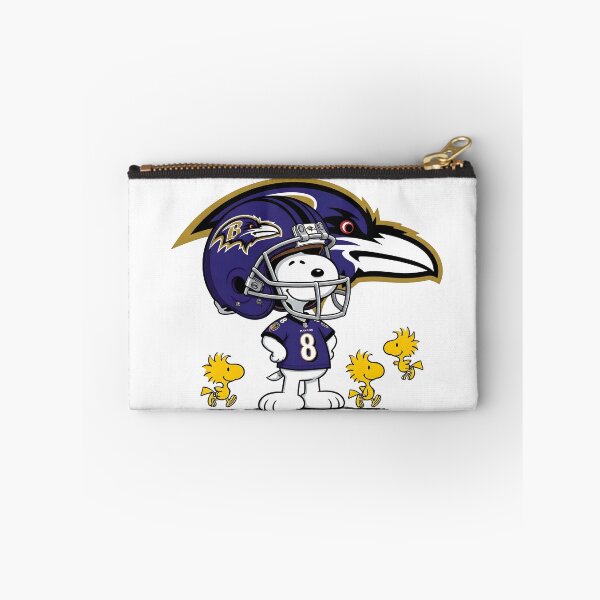 Item preview,  Snoopy And Woodstock Baltimore Ravens Football Fan Game Day designed and sold by DamianRoy88.