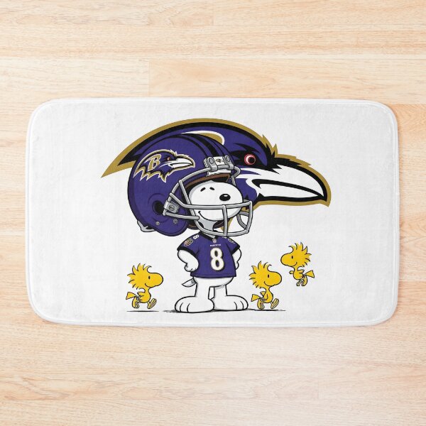 Item preview,  Snoopy And Woodstock Baltimore Ravens Football Fan Game Day designed and sold by DamianRoy88.