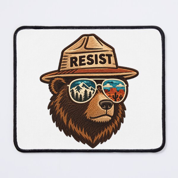 Item preview, Resist Environmental Activist Public Lands Conservation Wilderness Supporter designed and sold by HumansStuck12.
