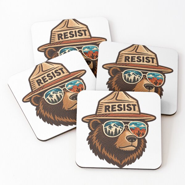Item preview, Resist Environmental Activist Public Lands Conservation Wilderness Supporter designed and sold by HumansStuck12.
