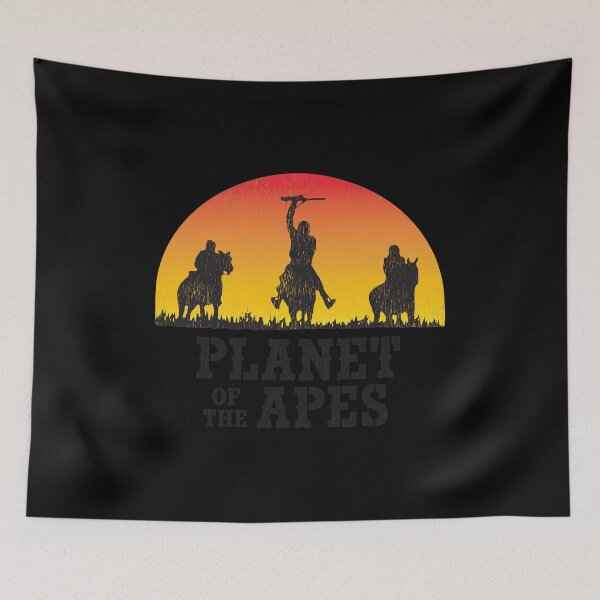 Item preview, Apes Sunset Riding Silhouette  Style designed and sold by TROYESCAMI.