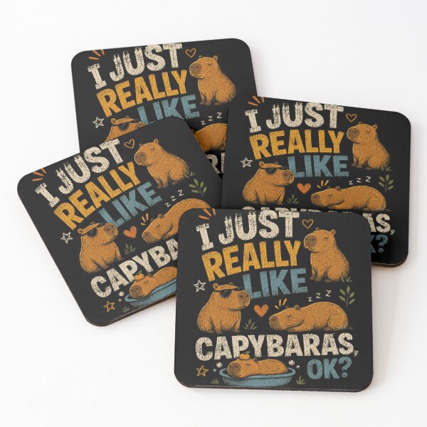 Item preview, I Just Really Like Capybaras Ok? Capybara Fan Animal Lover designed and sold by RetroMini2026.