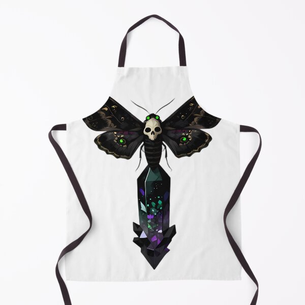 Item preview, Gothic Deaths Head Hawkmoth Fluorite Obelisk designed and sold by IllumeInk.