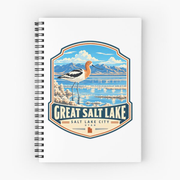 Item preview, Great Salt Lake Salt Lake City Utah Avocet Birdwatcher Travel designed and sold by Star3NowForMe.