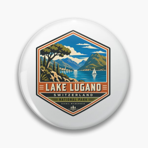 Item preview, Lake Lugano Switzerland National Park Scenic Wilderness Travel Tourist Hiking designed and sold by Simsimah26Parks.