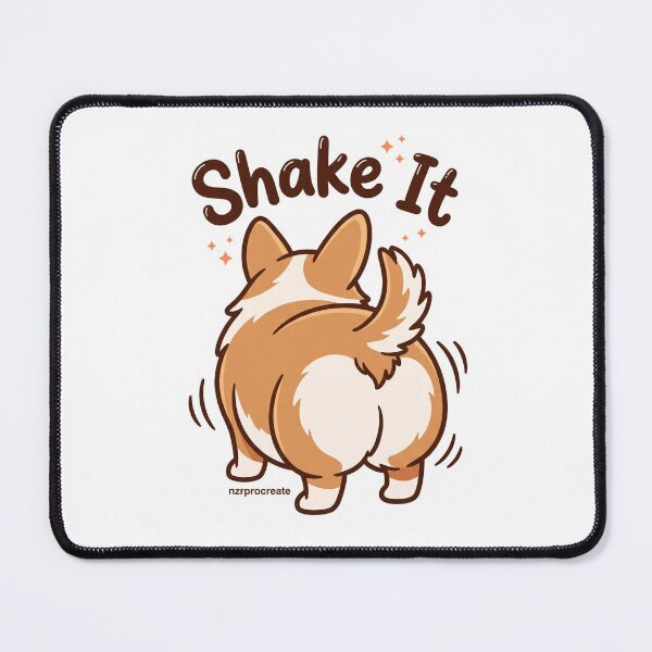 Item preview, Shake It Cute Fluffy Dog Funny Animal designed and sold by NzrProcreate.