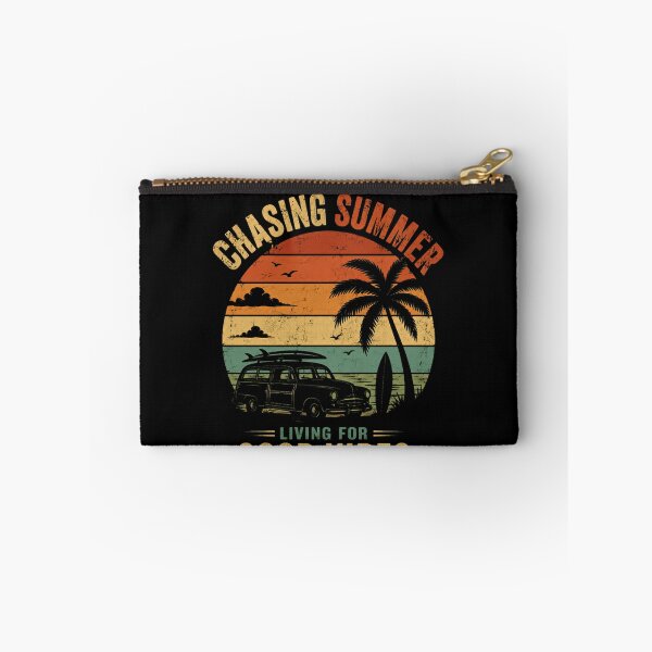 Item preview, Chasing Summer Living For Good Vibes Summer Vacation Beach Travel Surfing designed and sold by JonesFlora2025.