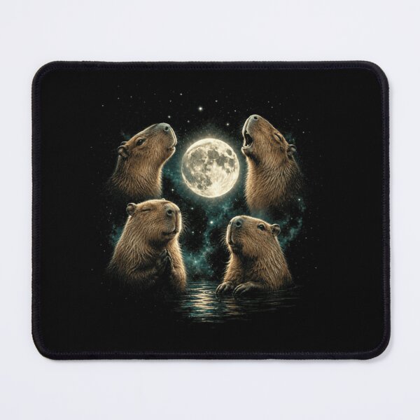 Item preview, Capybara Moon Night Sky Animal Lover Wildlife designed and sold by RetroMini2026.