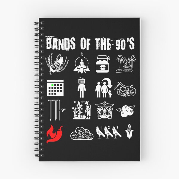 Item preview,  Funny Nerdy Iconic Alternative Rock Bands Of The 90S designed and sold by MichaelNoland.