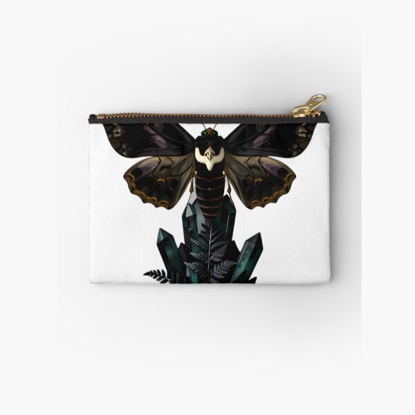 Item preview, Gothic Deaths Head Hawkmoth Emerald Geode designed and sold by IllumeInk.