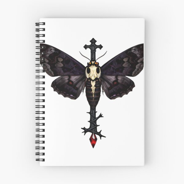 Item preview, Gothic Deaths Head Hawkmoth Briar Cross designed and sold by IllumeInk.