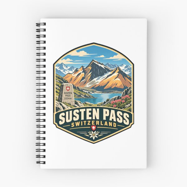 Item preview, Susten Pass Switzerland Swiss Alps Mountain Travel Hiker Souvenir designed and sold by Star3NowForMe.