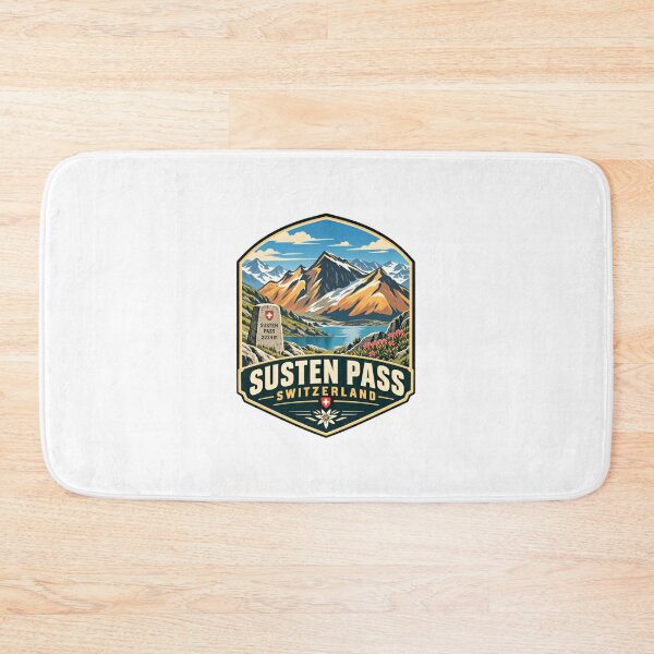 Item preview, Susten Pass Switzerland Swiss Alps Mountain Travel Hiker Souvenir designed and sold by Star3NowForMe.