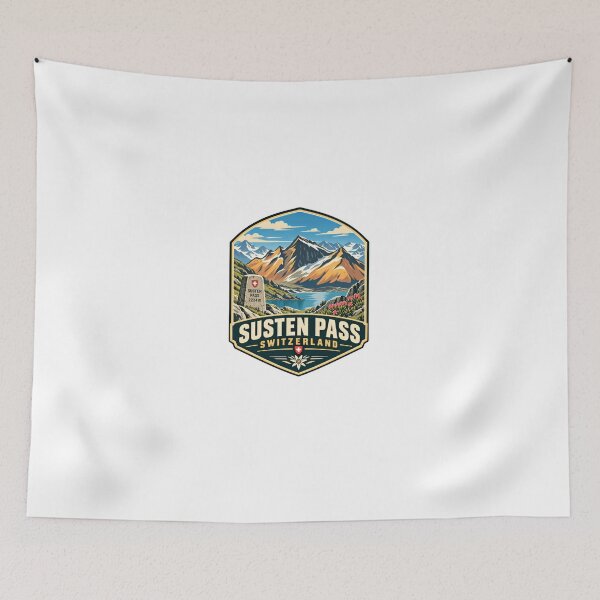 Item preview, Susten Pass Switzerland Swiss Alps Mountain Travel Hiker Souvenir designed and sold by Star3NowForMe.