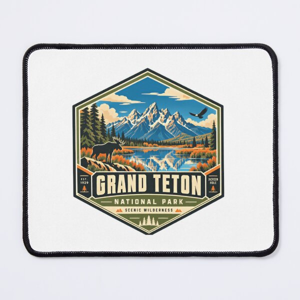 Item preview, Grand Teton National Park Scenic Wilderness Jackson Hole Wyoming Travel Outdoor Souvenir designed and sold by Simsimah26Parks.