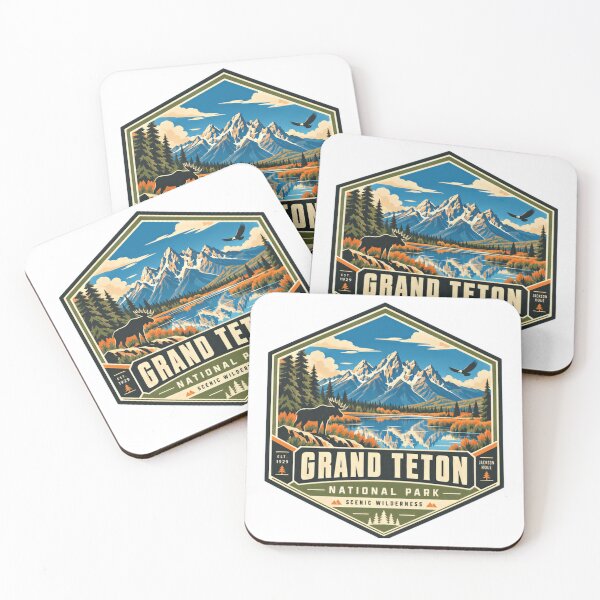 Item preview, Grand Teton National Park Scenic Wilderness Jackson Hole Wyoming Travel Outdoor Souvenir designed and sold by Simsimah26Parks.