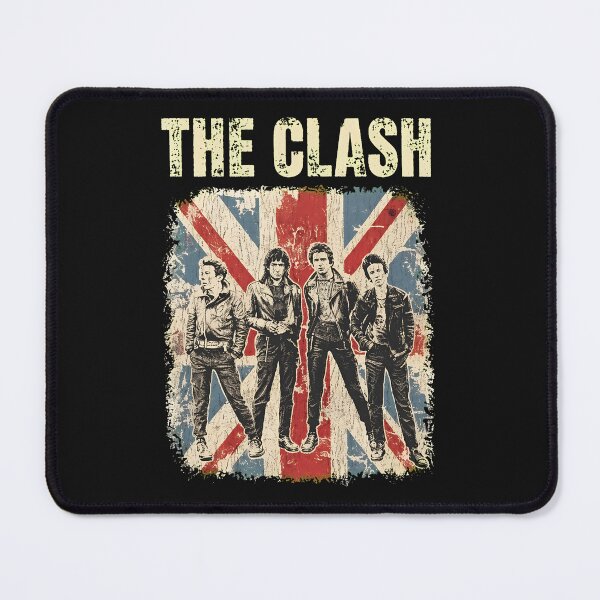 Item preview, The Clash Union Jack Distressed Retro Band  designed and sold by Paeberger.