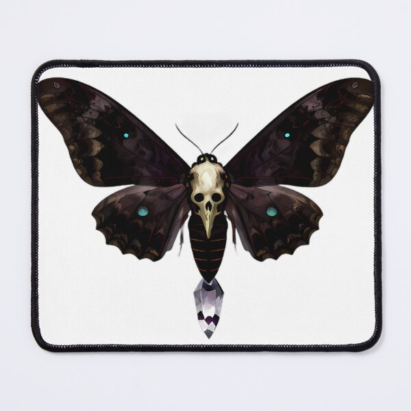 Item preview, Gothic Deaths Head Hawkmoth Quartz Geode designed and sold by IllumeInk.