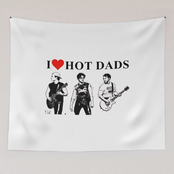 Item preview, I ❤️ HOT DADS Rock Guitarist Sketch Tee designed and sold by Swango1994.