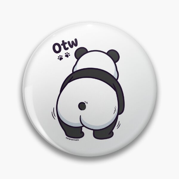 Item preview, Cute Black White Panda OTW Mood designed and sold by NzrProcreate.