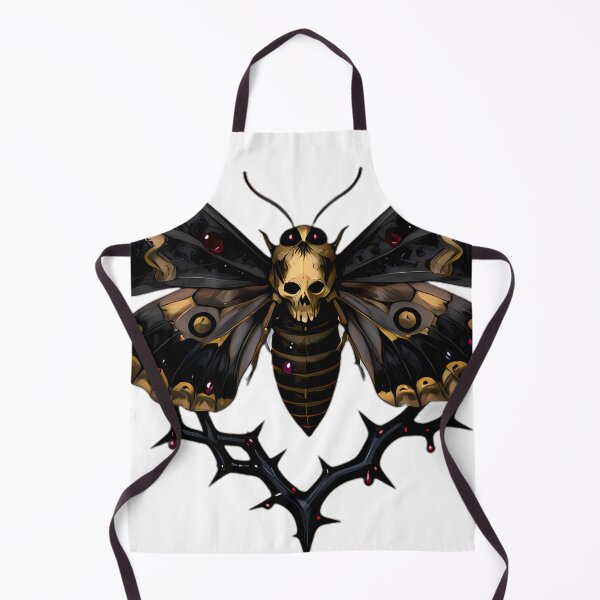 Item preview, Gothic Deaths Head Hawkmoth Blackthorn Briar designed and sold by IllumeInk.