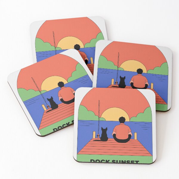 Item preview, Sunset Dock Pals designed and sold by JebliDesign.