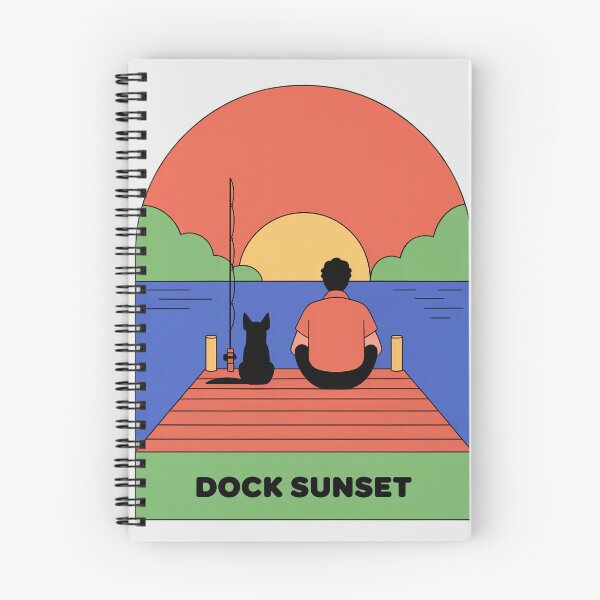 Item preview, Sunset Dock Pals designed and sold by JebliDesign.